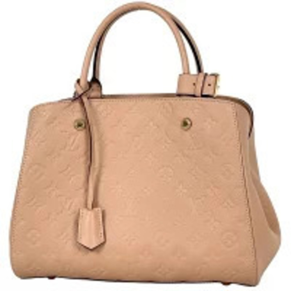 Louis Vuitton Montaigne Shoulder Bag 2way Handbag Monogram Empreinte Dune